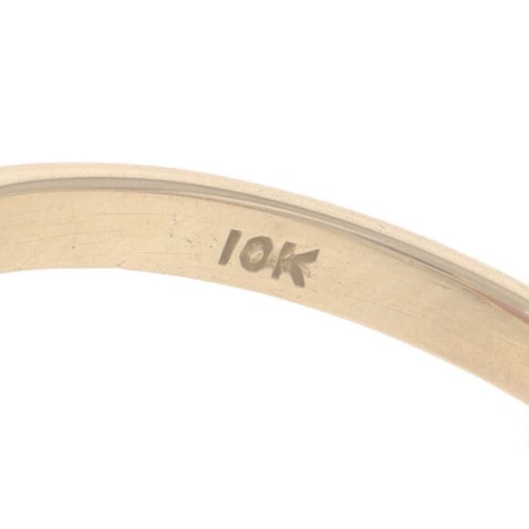 Yellow Gold Lab-Created Ruby Vintage Cluster Cocktail Ring 10k Rd 3.09ctw Flower - Picture 6 of 6